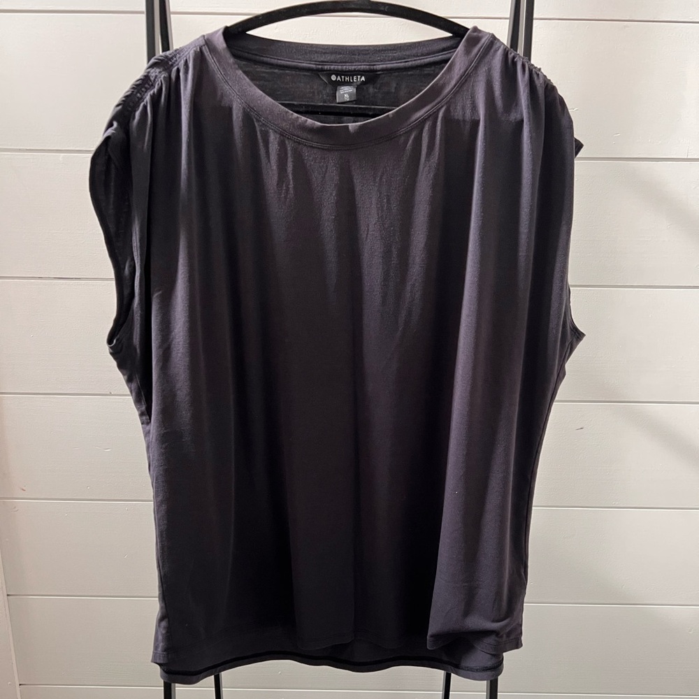Athleta Black Muscle Tee